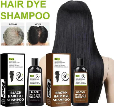 Shampoo Original cubre Canas color negro y marron. Olvídate de las canas!